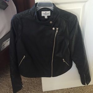 American Eagle vegan leather jacket